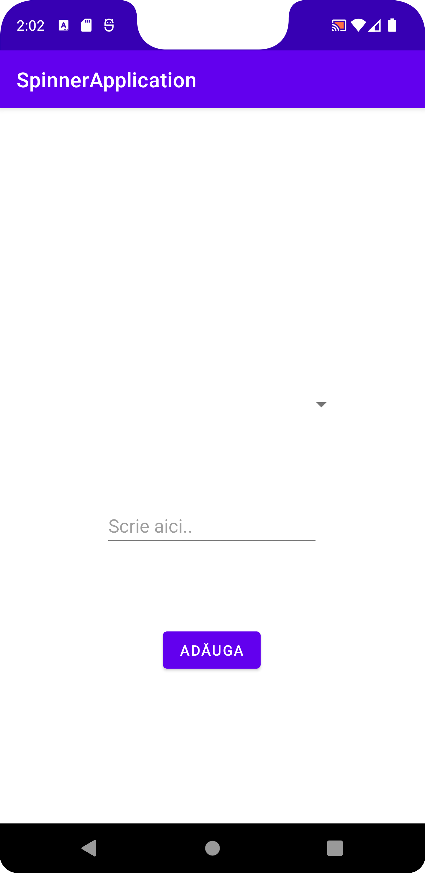 Cum să utilizați Spinner cu AdapterView și ArrayAdapter Kotlin Barış